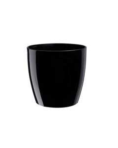 Macetero Monaco 4 L Negro (D19xH18 cm) Plástico Italiano