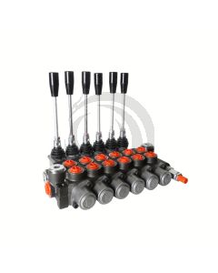 Valvula Direccional Oleohidraulica 6 Seccion 80 L 4/3 Centro Tandem