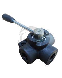 Valvula 3 vias Diverter 1/2"  Centro Abierto