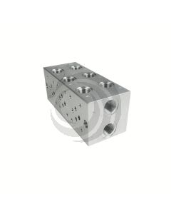 Manifold CETOP 3 Valvulas Solenoides 3 Secciones Paralelo