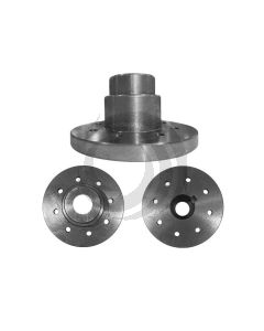 Flange (Brida) Caja D-21B Chaveta (Helice Negra)
