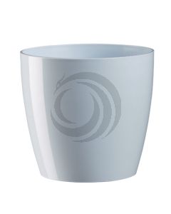 Macetero Monaco 4 L Azul Claro (D19xH18 cm) Plástico Italiano